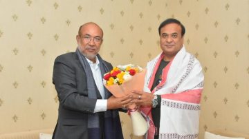 High-level talks between Chief Ministers of Assam and Manipur held in Guwahati