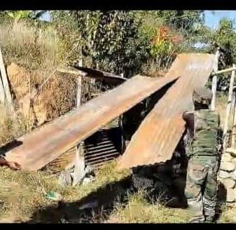 Search Ops conducted, bunker dismantled