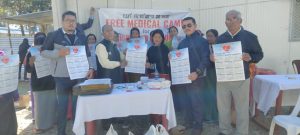 Sucessful free medical camp conducted ar Sawombung Relief Camp in Imphal East