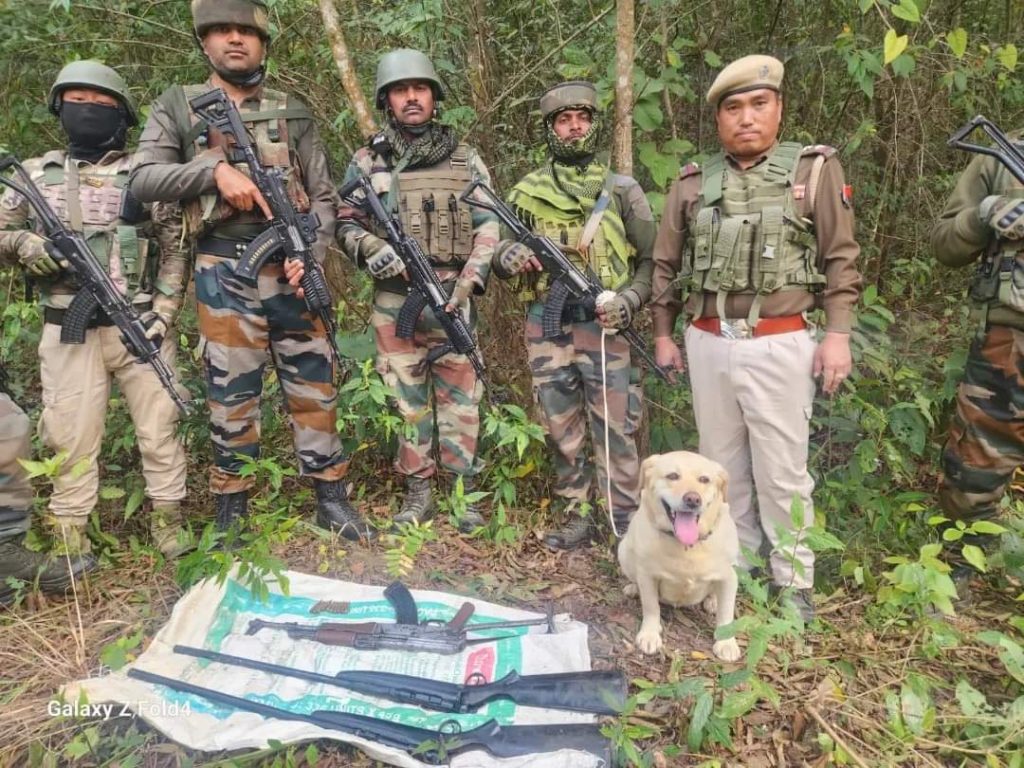 Security Forces Recovered Cache of Arms, Ammunition and Explosives