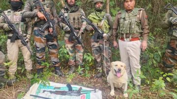 Security Forces Recovered Cache of Arms, Ammunition and Explosives