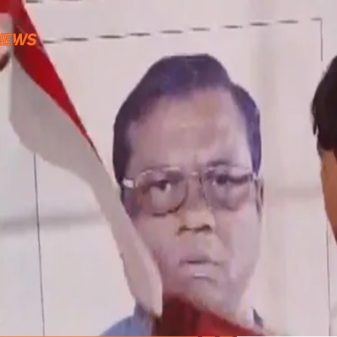 At Rahul Gandhi’s rally venue in Madhya Pradesh, BJP candidate’s photo in Congress poster