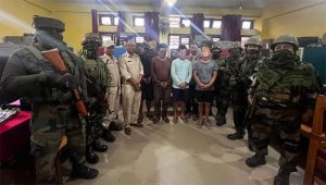 Five cadres arrested
