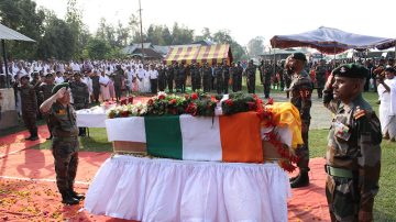 Major M Pritam Singh last rites performed with Full Military Honours