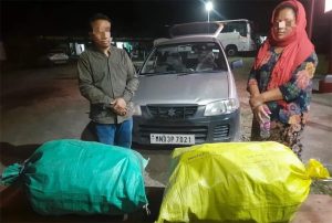 Manipur Police has arreated two drug peddler