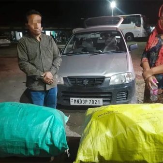 Two drug peddler including a female arrested with 2.5 kg Heroin powder