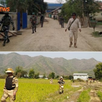 Search Operations and Area Domination conducted at Churachandpur district