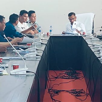 Tengnoupal DC held meeting on the conduct of 2nd Phase Lok Sabha Election, 2024