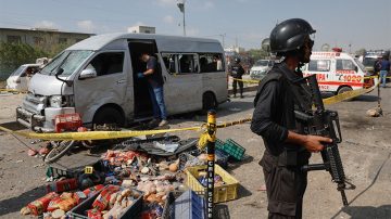Two killed in suicide bomb attack on vehicle carrying Japanese nationals in Pakistan