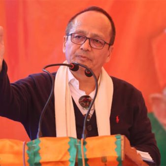 People will give clear mandate to BJP in return for the steps taken up to protect state, says party nominee Thounaojam Basanta